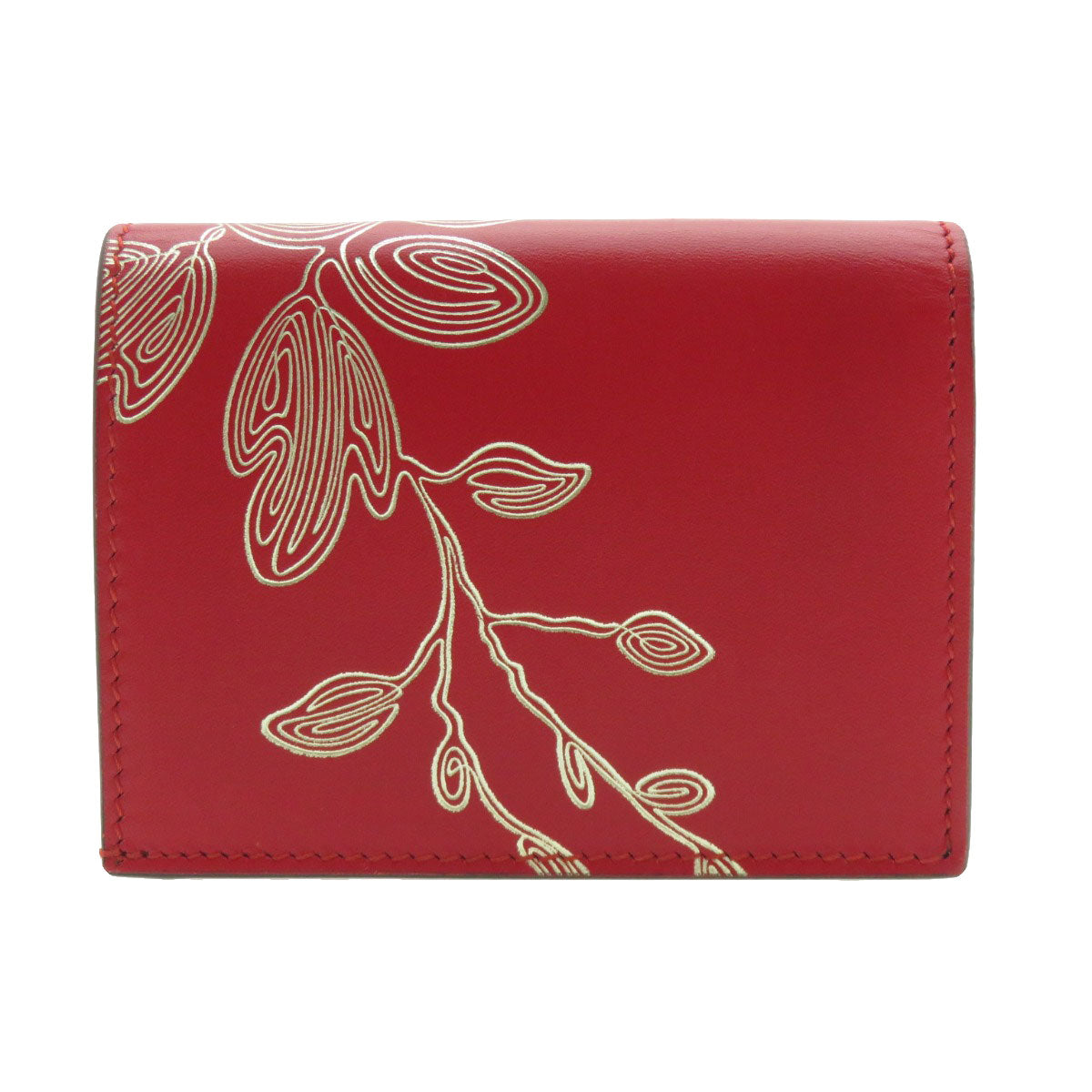 GUCCI Bifold Wallet 465859 Calfskin Red chinese new year