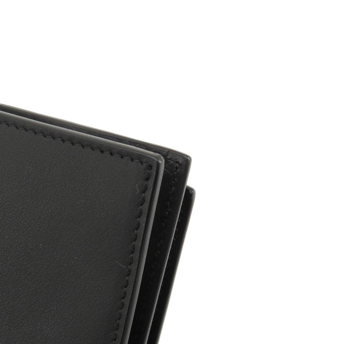 FENDI Long Wallet Purse leather black monster