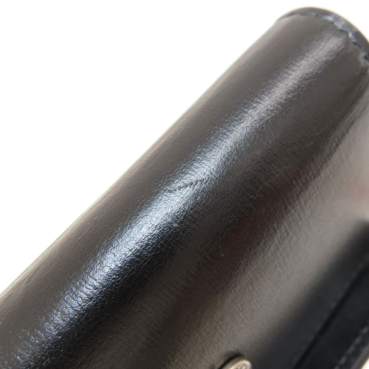 GUCCI Key case Key holder 435305 leather black logo