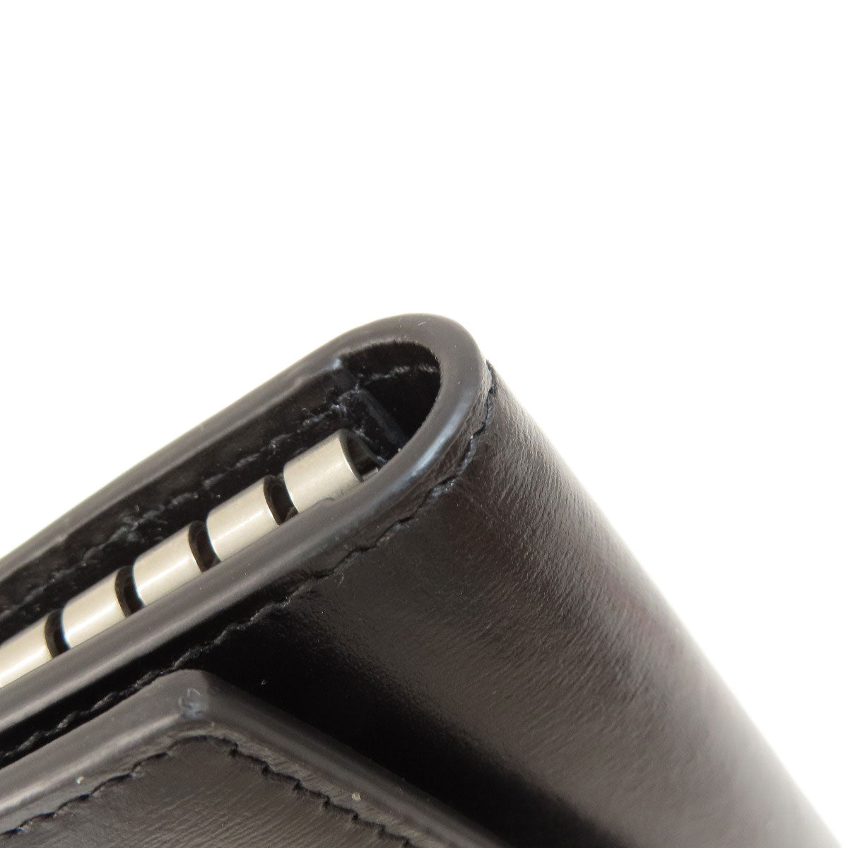 GUCCI Key case Key holder 435305 leather black logo