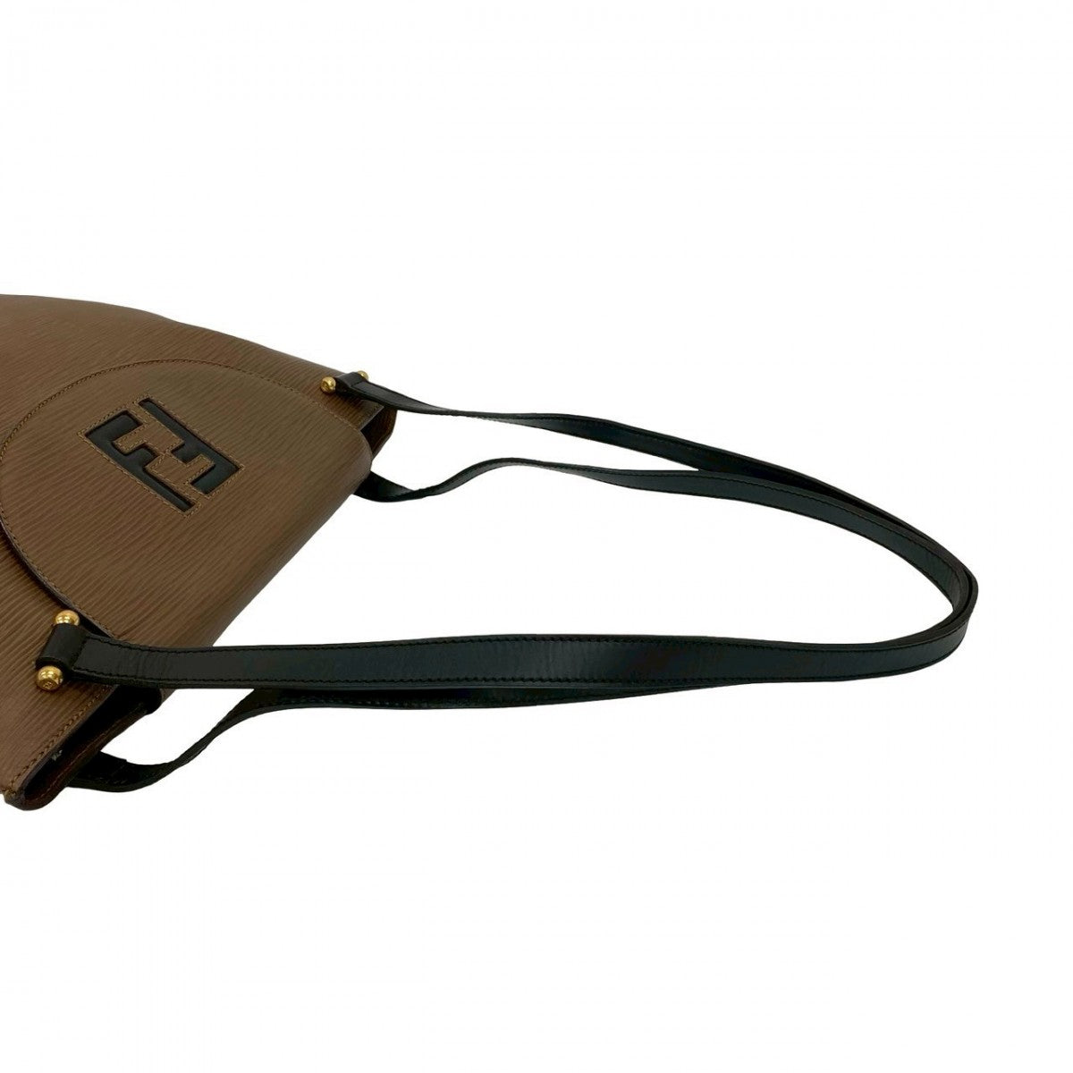 FENDI Tote Bag leather Brown
