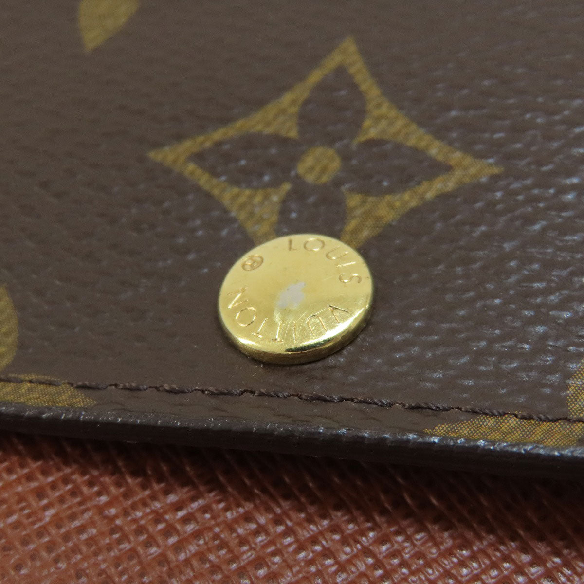 LOUIS VUITTON Bifold Wallet M60402 Monogram canvas Brown Portefeuille Anais
