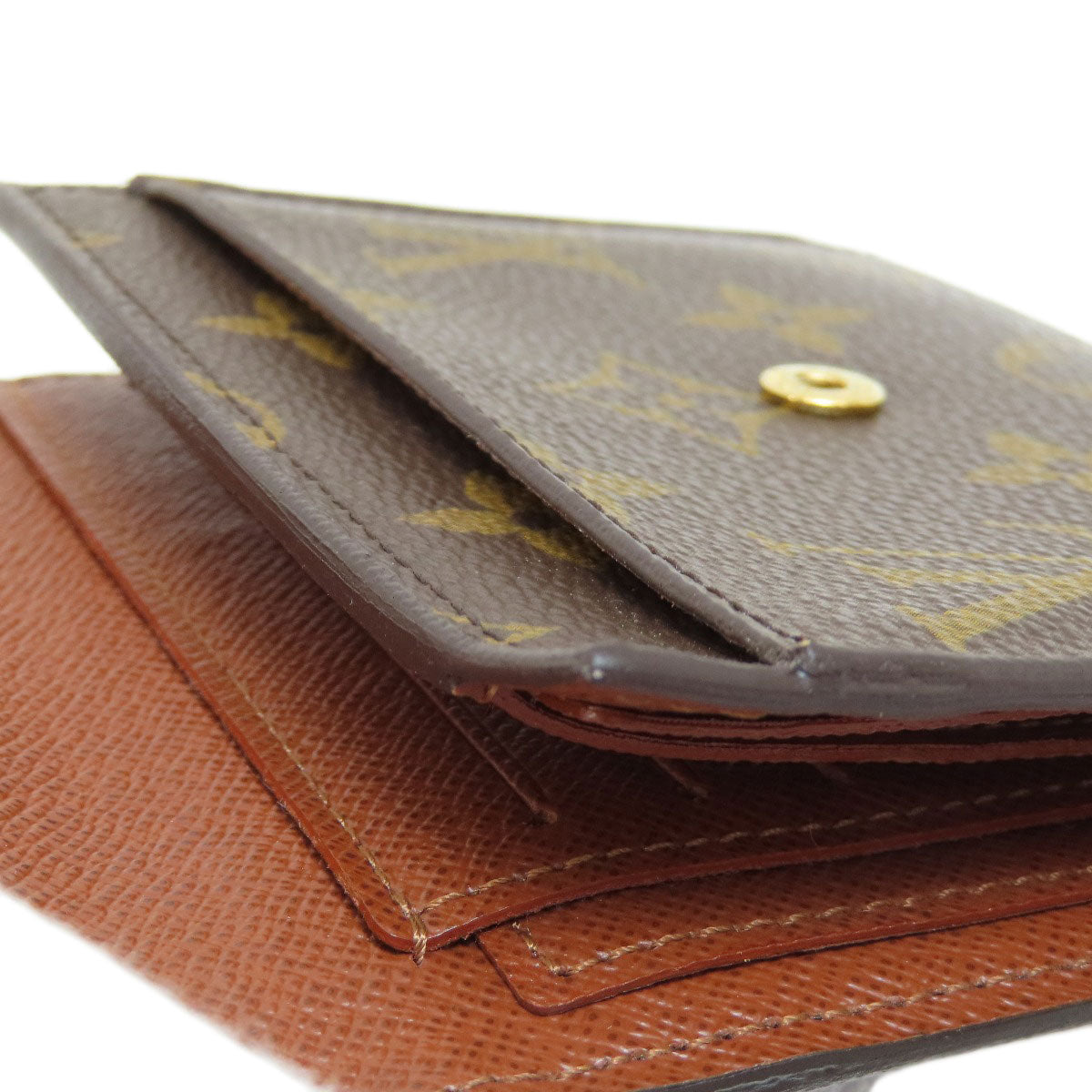 LOUIS VUITTON Bifold Wallet M60402 Monogram canvas Brown Portefeuille Anais