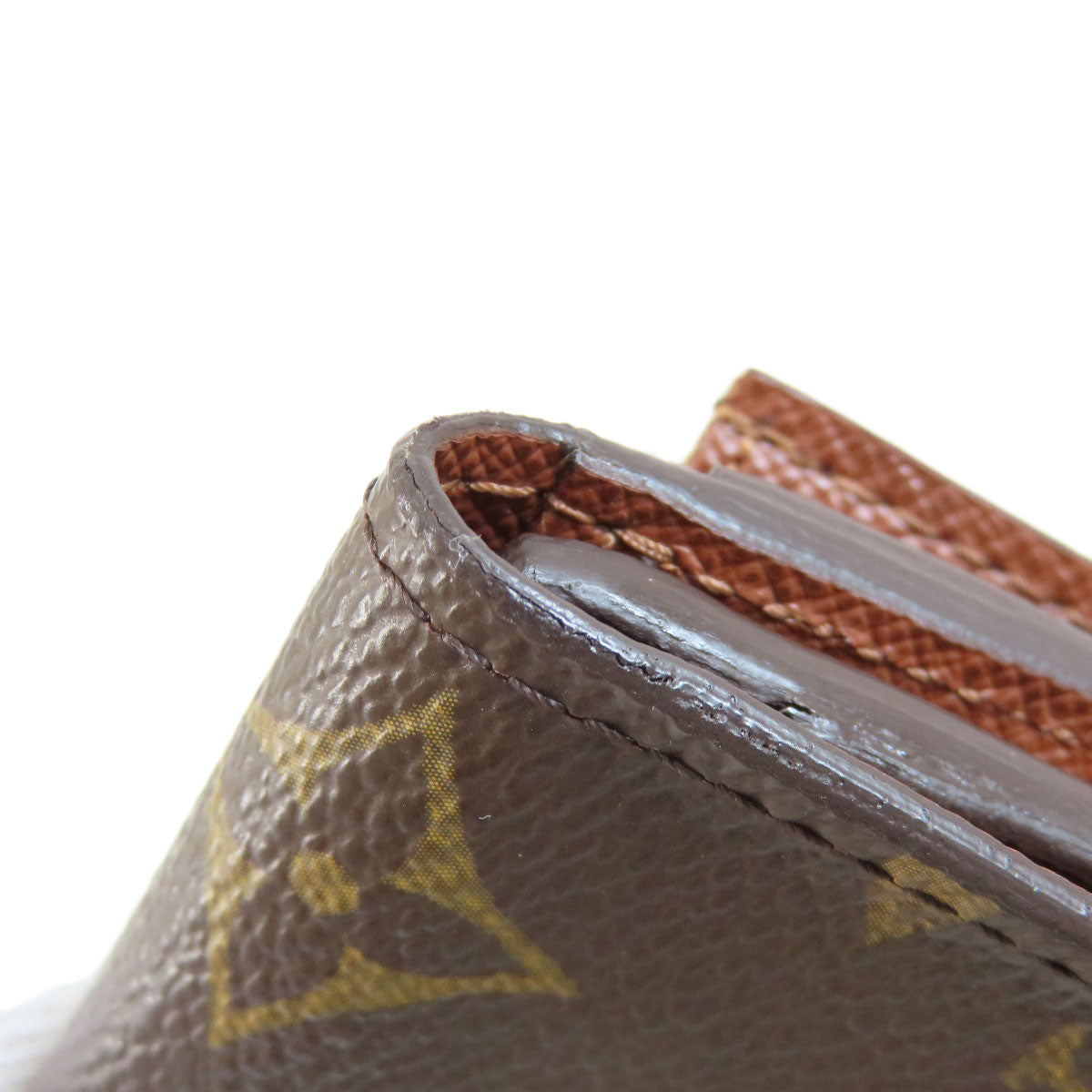 LOUIS VUITTON Bifold Wallet M60402 Monogram canvas Brown Portefeuille Anais