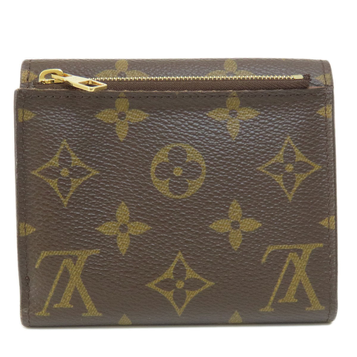 LOUIS VUITTON Bifold Wallet M60402 Monogram canvas Brown Portefeuille Anais