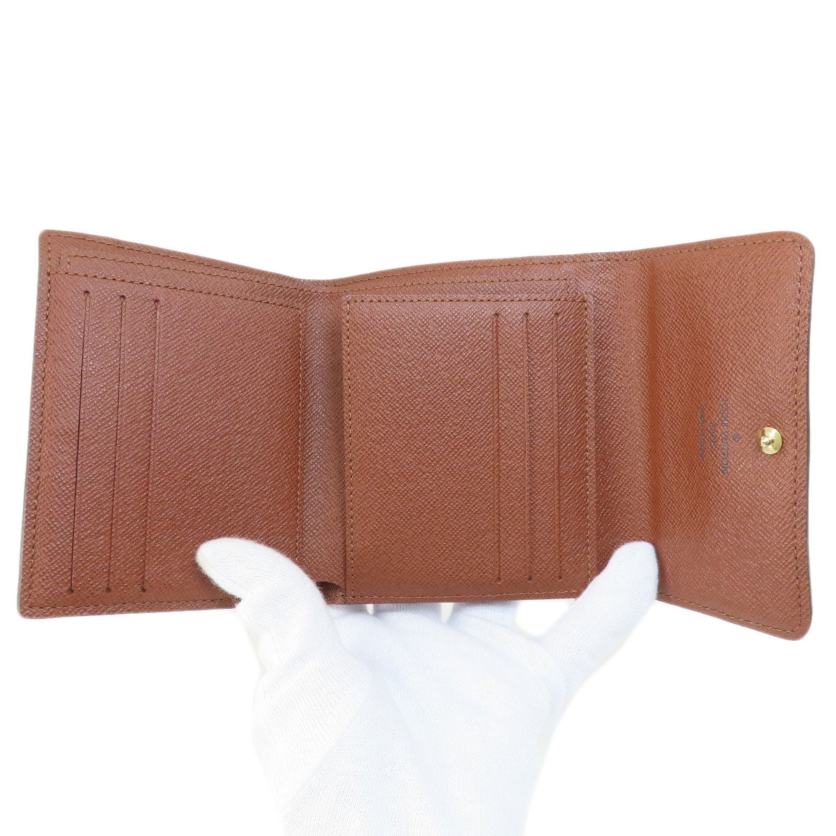 LOUIS VUITTON Bifold Wallet M60402 Monogram canvas Brown Portefeuille Anais