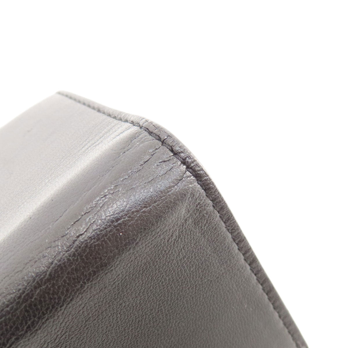 FENDI Bifold Wallet leather black Embossed logo