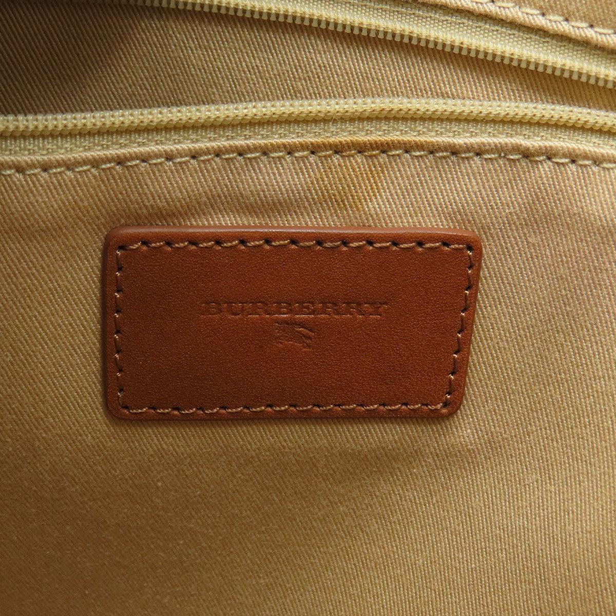 BURBERRY Tote Bag canvas Brown logo