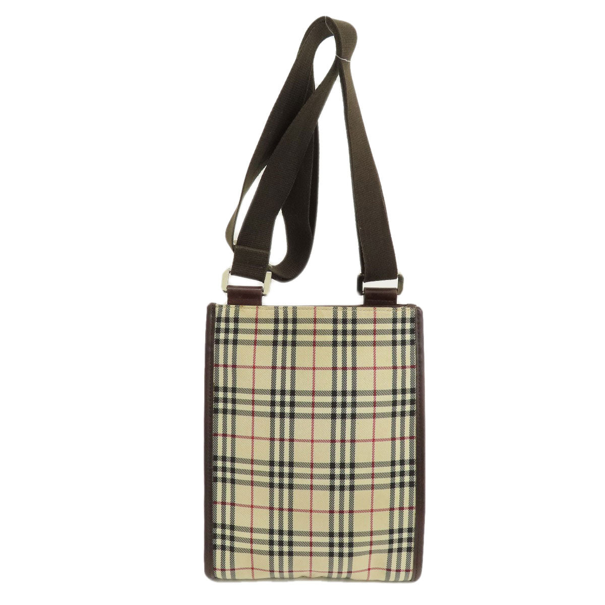 BURBERRY Shoulder Bag canvas beige Nova Check