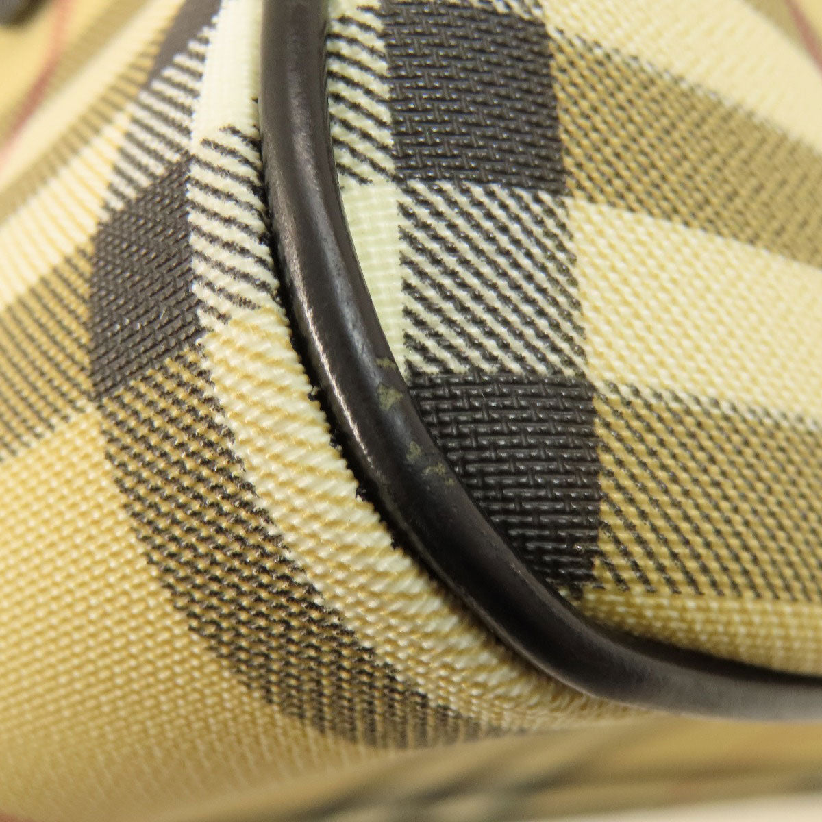 BURBERRY Handbag PVC beige Nova Check
