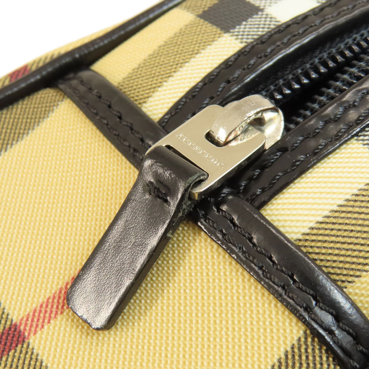 BURBERRY Handbag PVC beige Nova Check