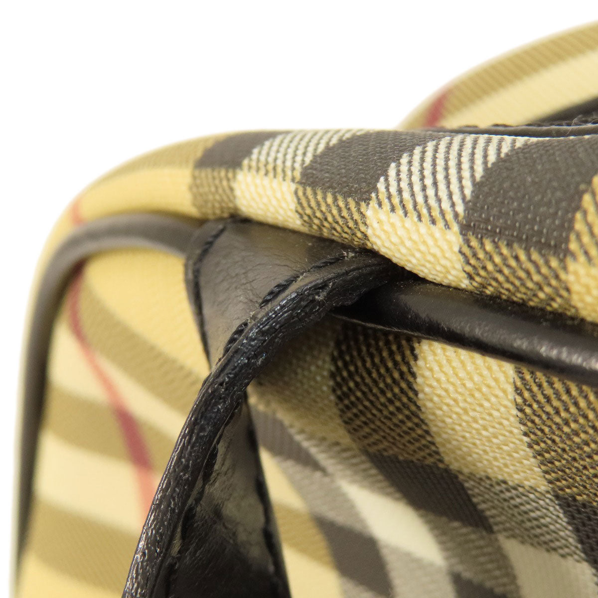 BURBERRY Handbag PVC beige Nova Check