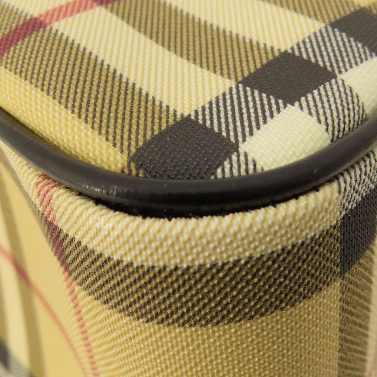 BURBERRY Handbag PVC beige Nova Check