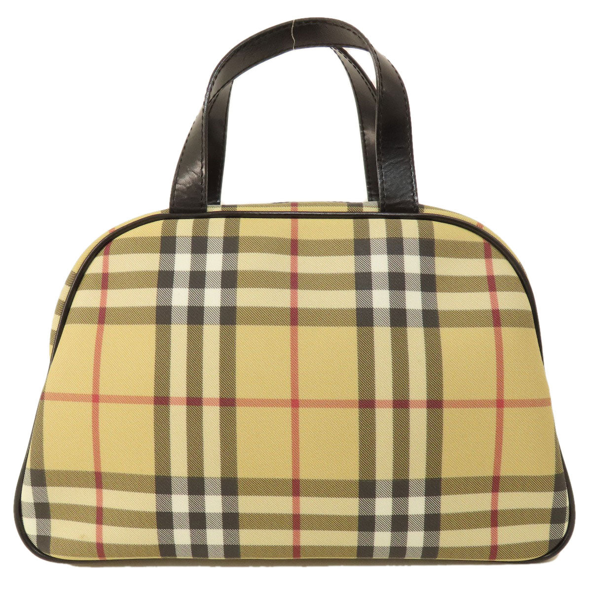 BURBERRY Handbag PVC beige Nova Check