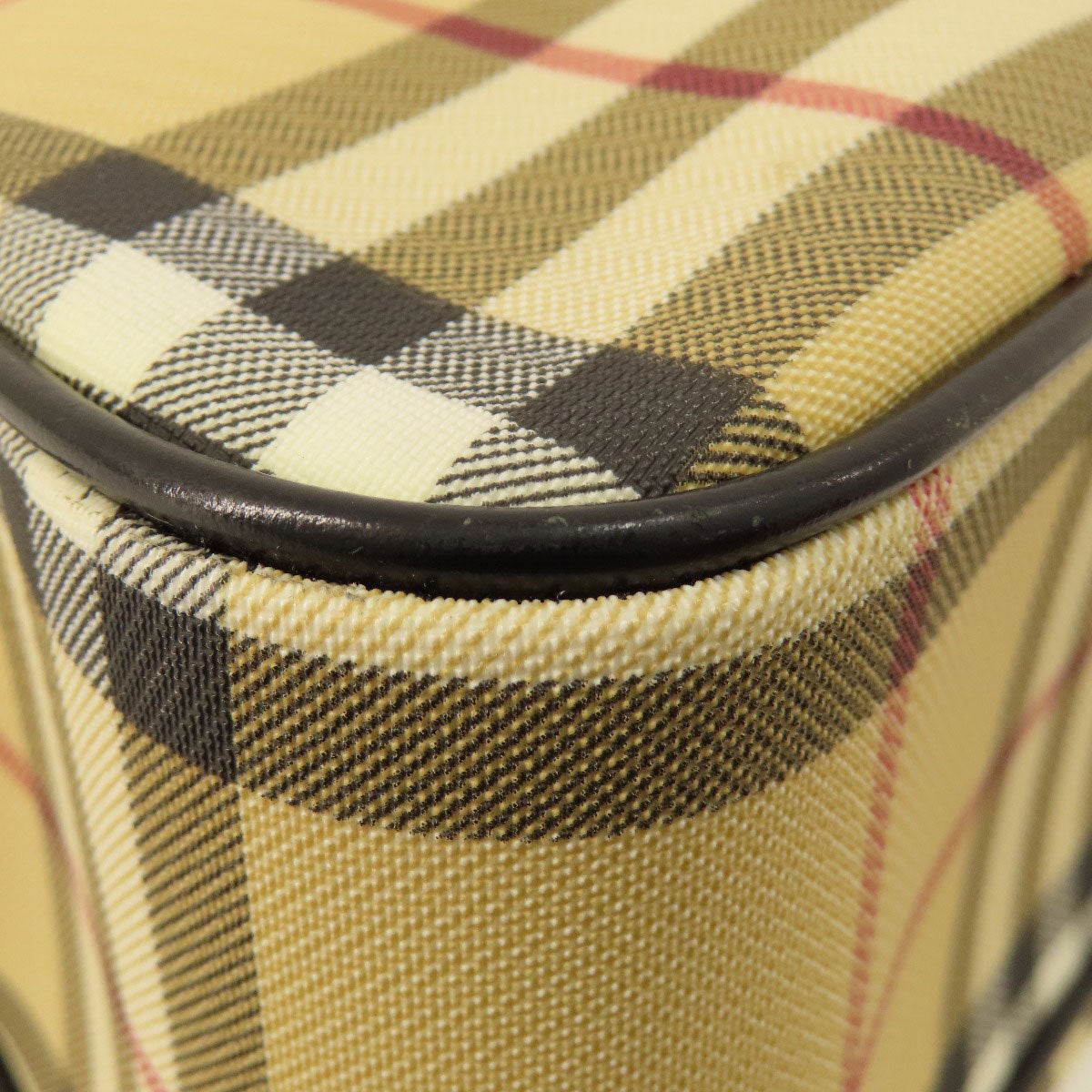 BURBERRY Handbag PVC beige Nova Check