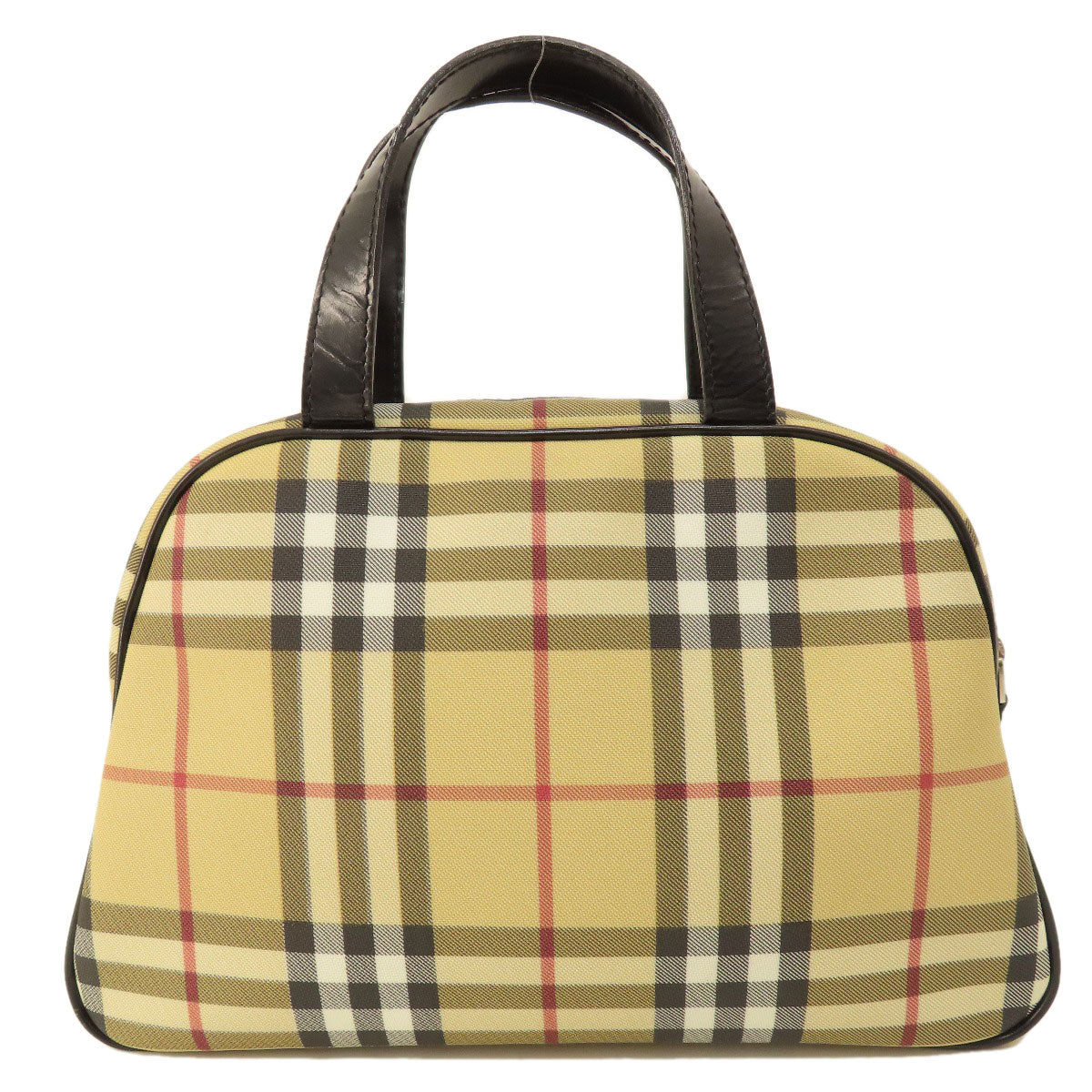 BURBERRY Handbag PVC beige Nova Check