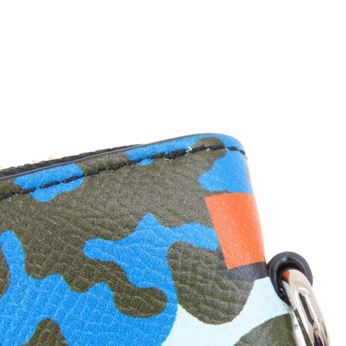 BURBERRY Long Wallet Purse PVC multicolor Camouflage Pattern