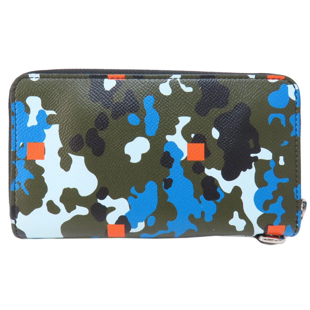 BURBERRY Long Wallet Purse PVC multicolor Camouflage Pattern