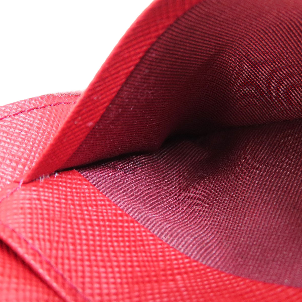 BURBERRY Bifold Wallet PVC Red logo