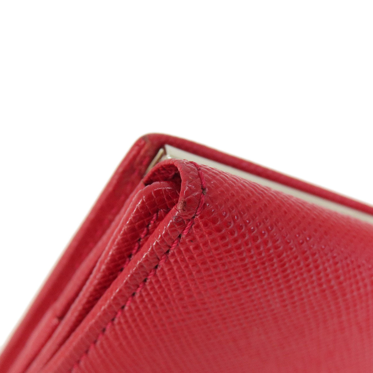 BURBERRY Bifold Wallet PVC Red logo