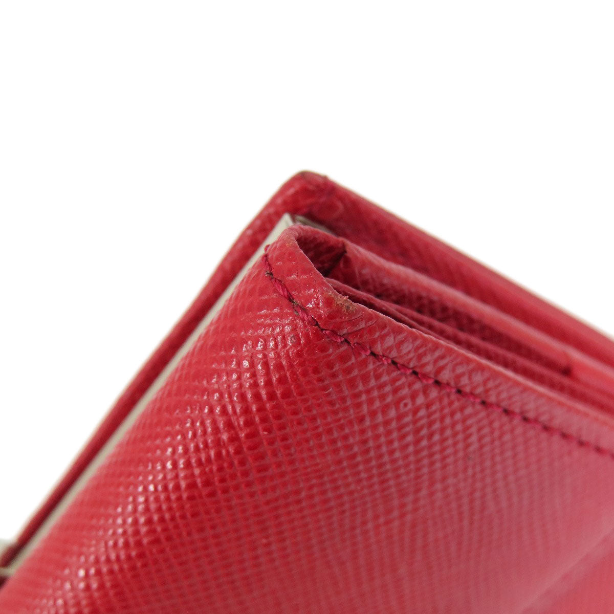 BURBERRY Bifold Wallet PVC Red logo