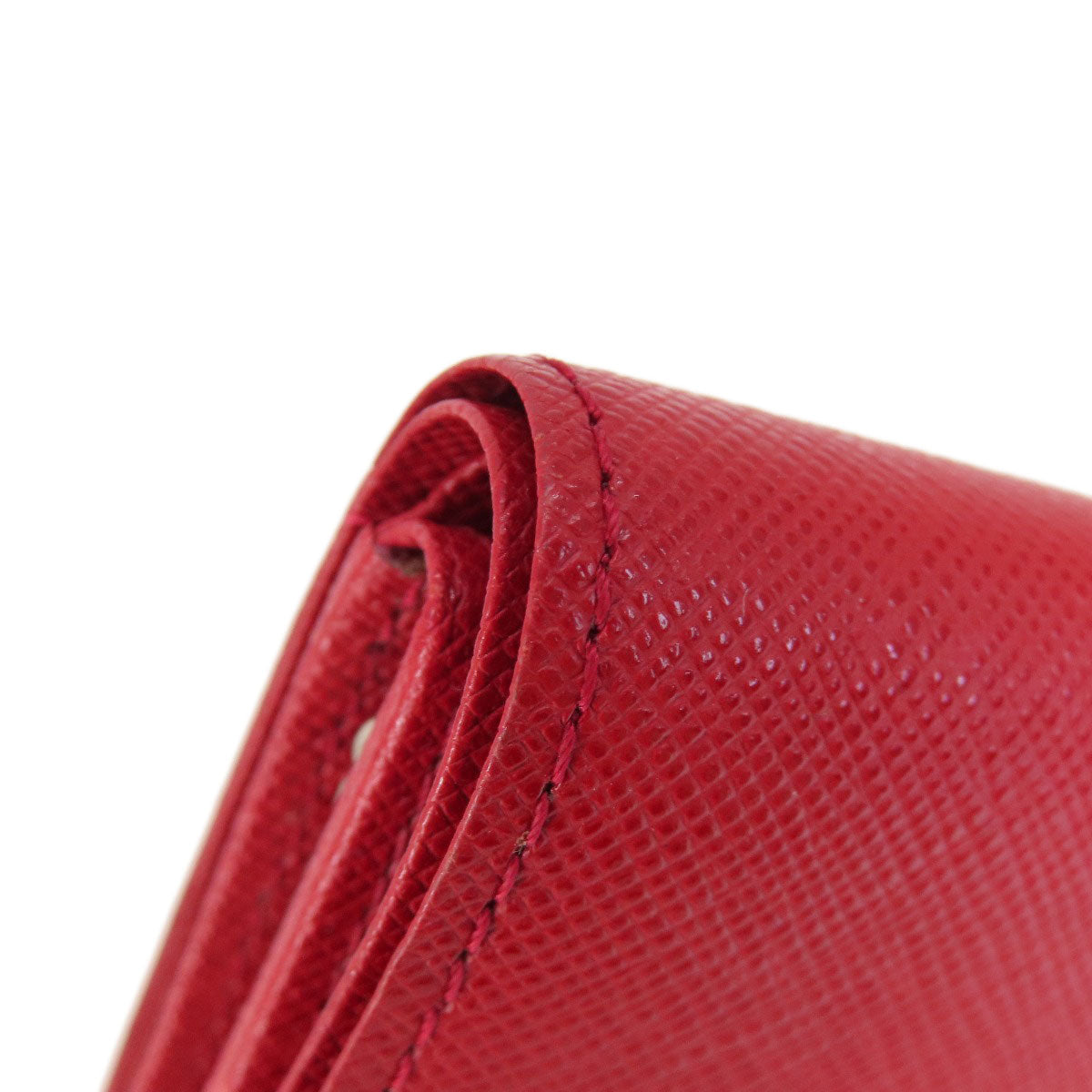 BURBERRY Bifold Wallet PVC Red logo