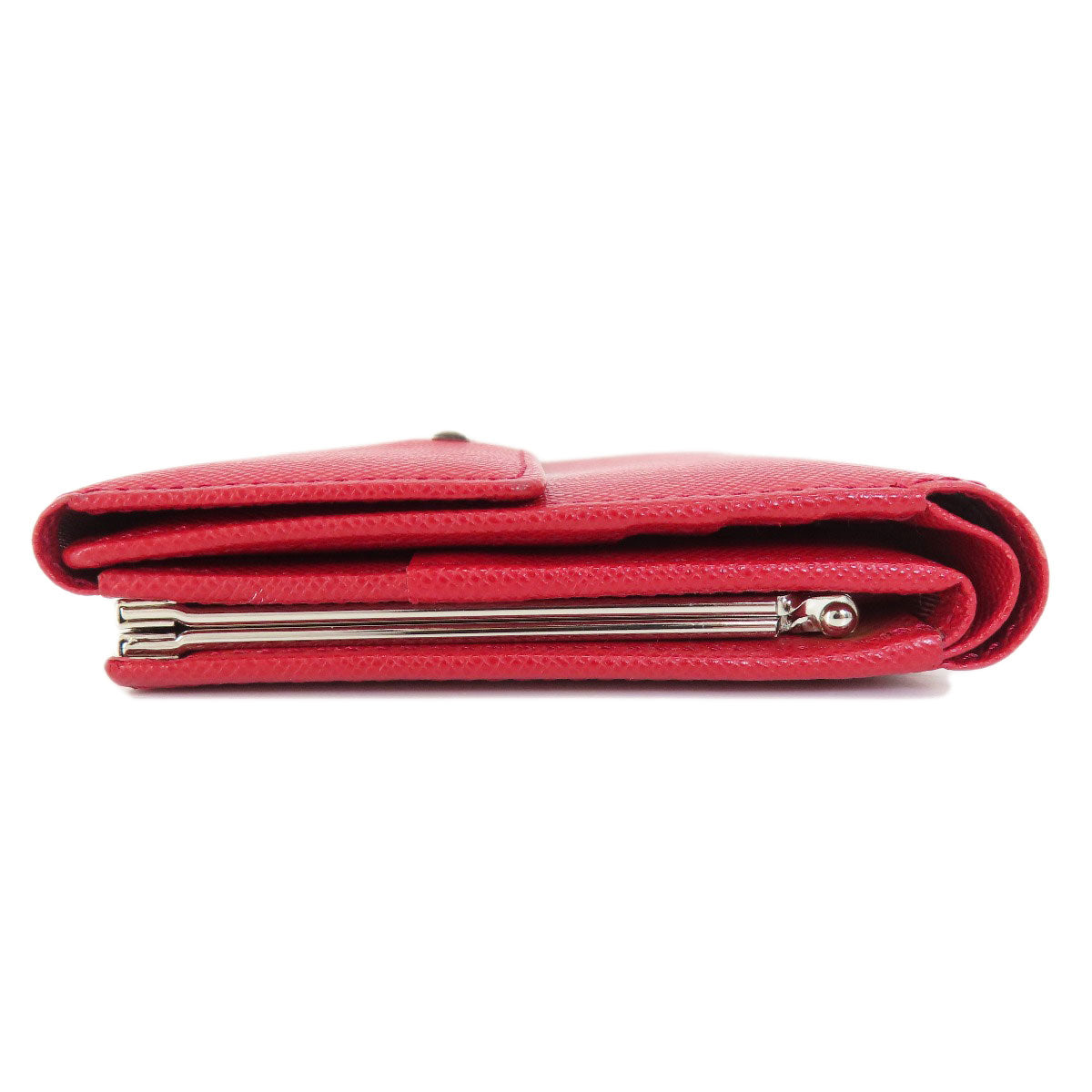 BURBERRY Bifold Wallet PVC Red logo