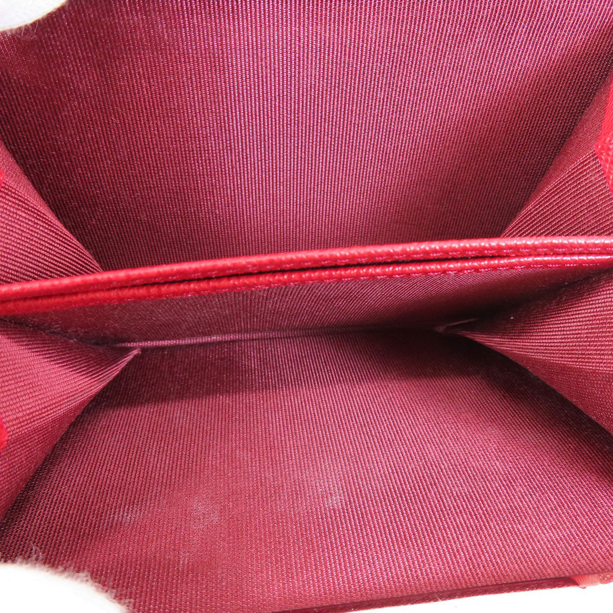 BURBERRY Bifold Wallet PVC Red logo