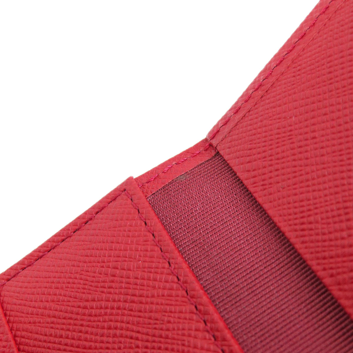 BURBERRY Bifold Wallet PVC Red logo