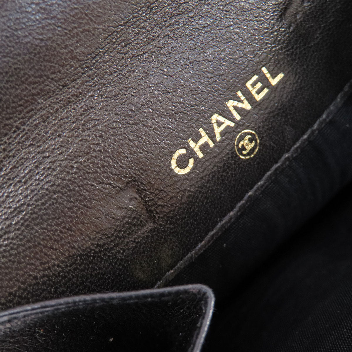 CHANEL Coin case lambskin black COCO Mark