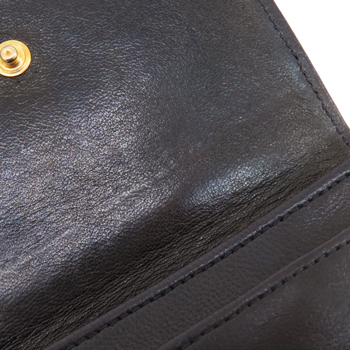 CHANEL Coin case lambskin black COCO Mark