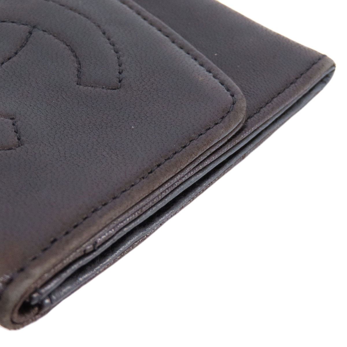 CHANEL Coin case lambskin black COCO Mark