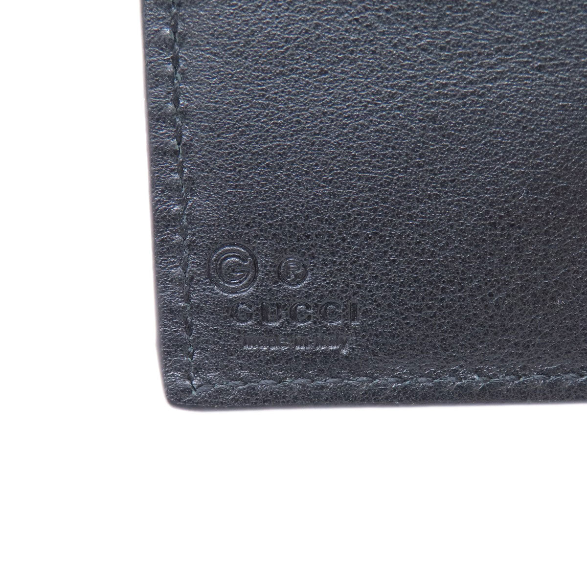 GUCCI Bifold Wallet 544472 leather black Micro Gucci Shima outlet