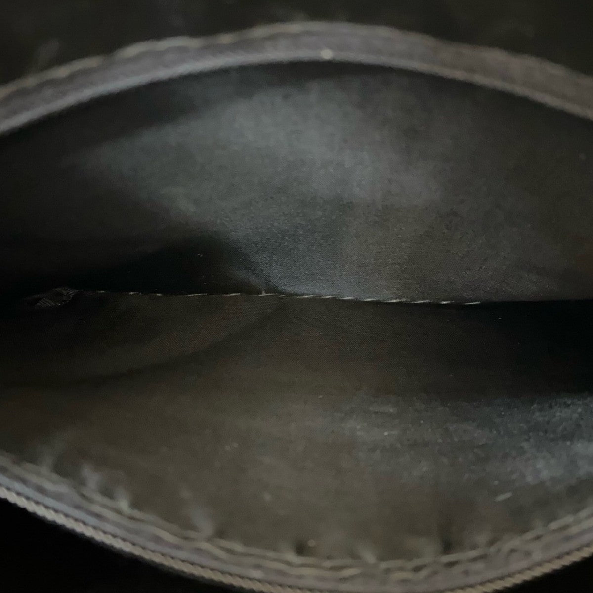 GUCCI Shoulder Bag leather black Sherry line