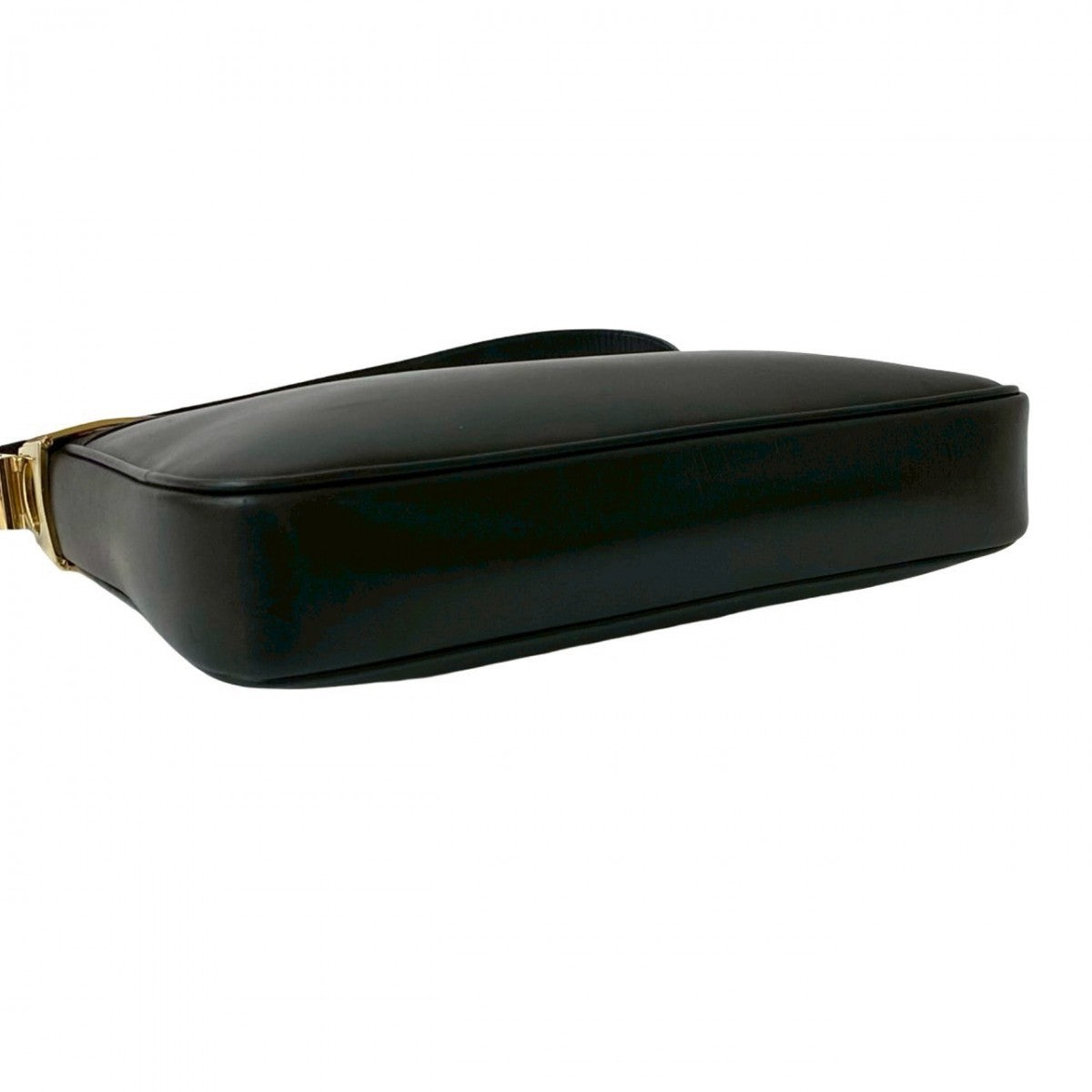 GUCCI Shoulder Bag leather black Sherry line
