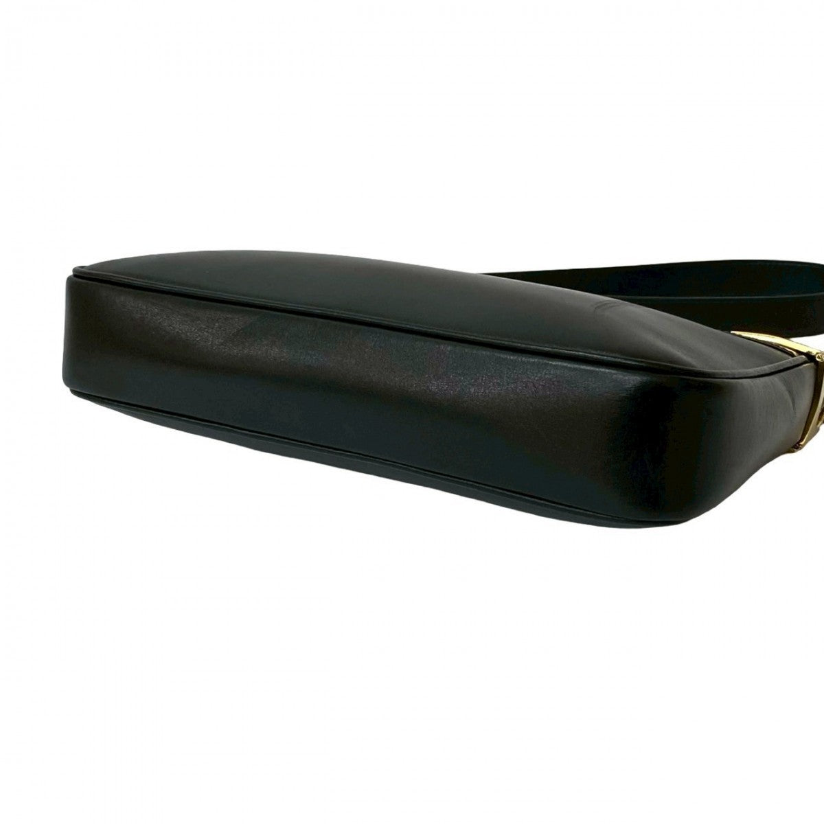 GUCCI Shoulder Bag leather black Sherry line