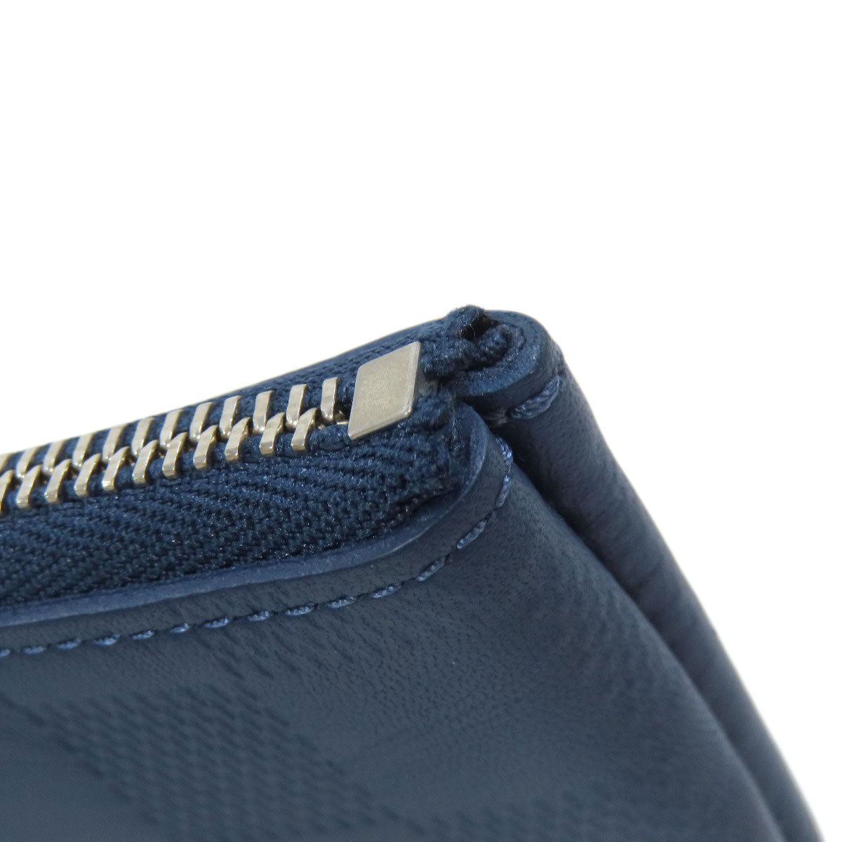 LOUIS VUITTON Coin case N40438 Damier Anfini Navy Pochette Kle