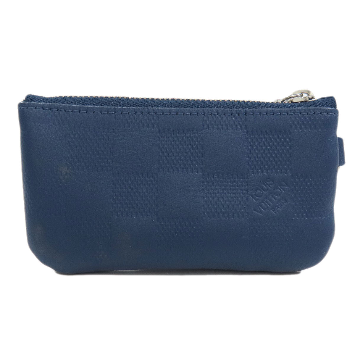 LOUIS VUITTON Coin case N40438 Damier Anfini Navy Pochette Kle