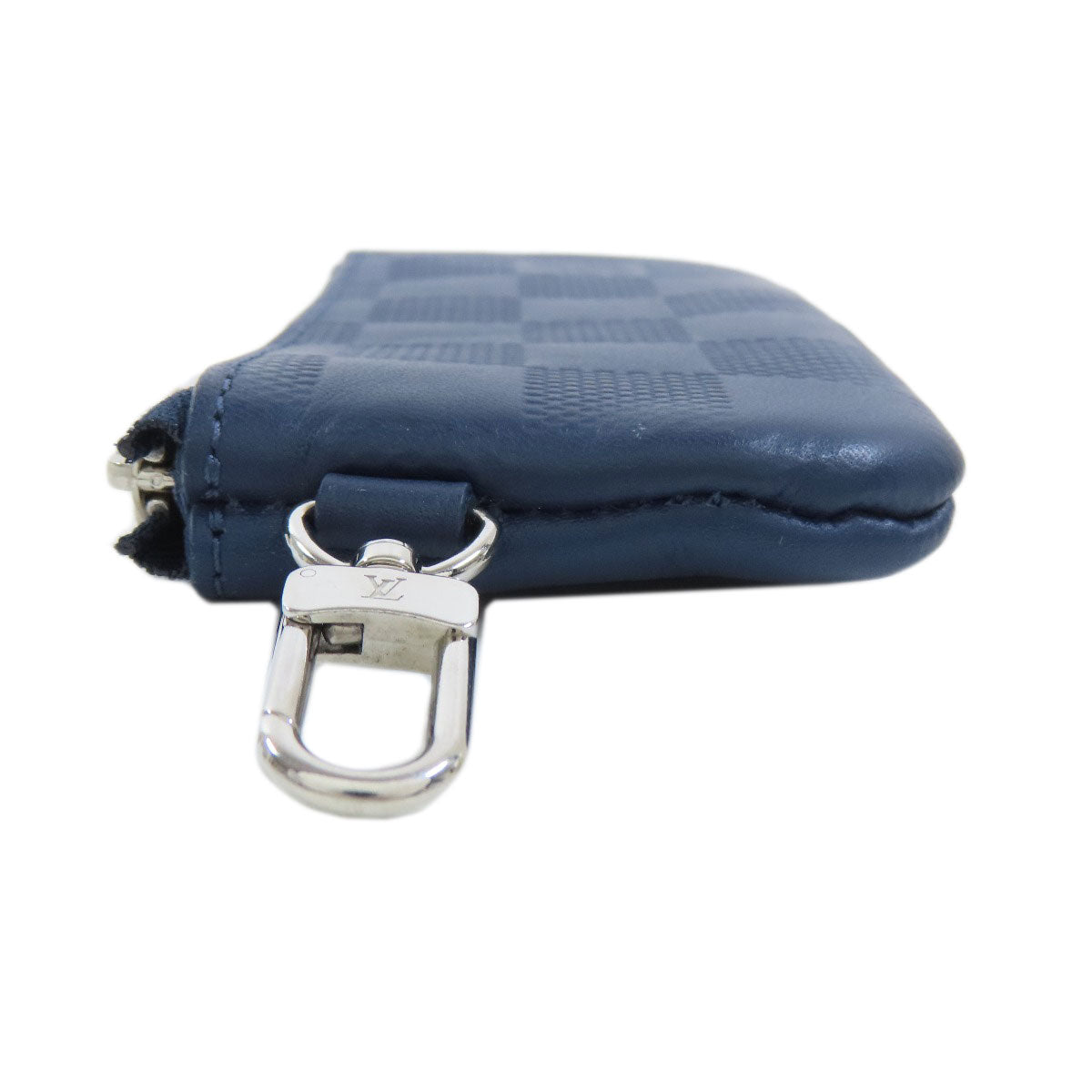LOUIS VUITTON Coin case N40438 Damier Anfini Navy Pochette Kle