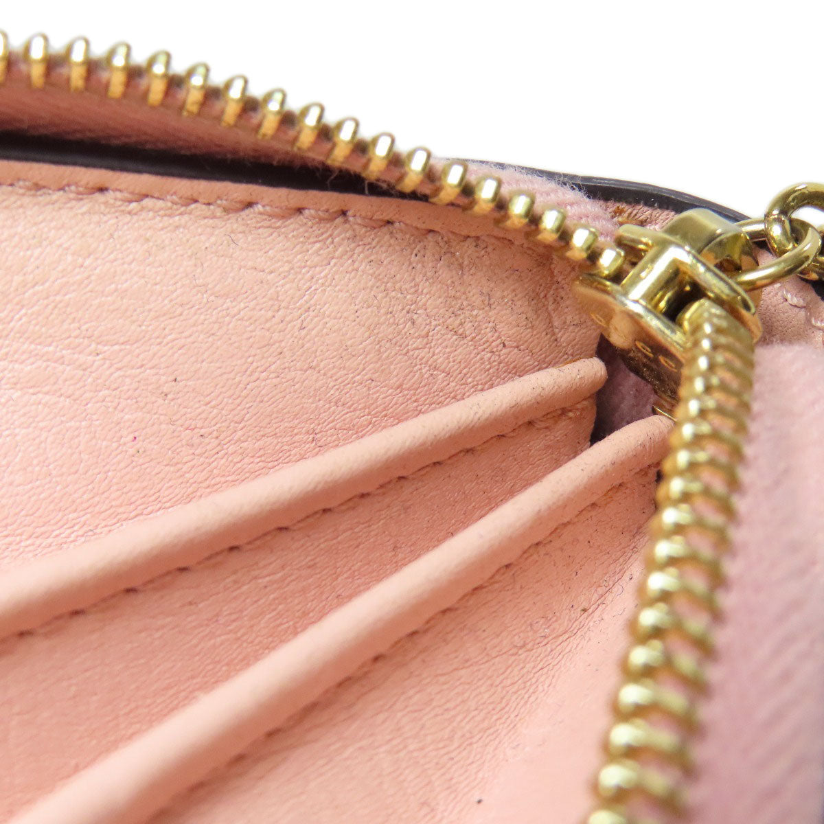 GUCCI Long Wallet Purse 453158 leather pink logo