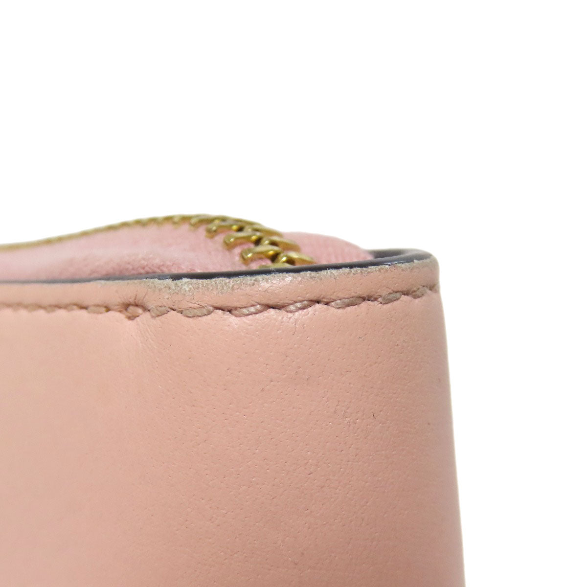 GUCCI Long Wallet Purse 453158 leather pink logo