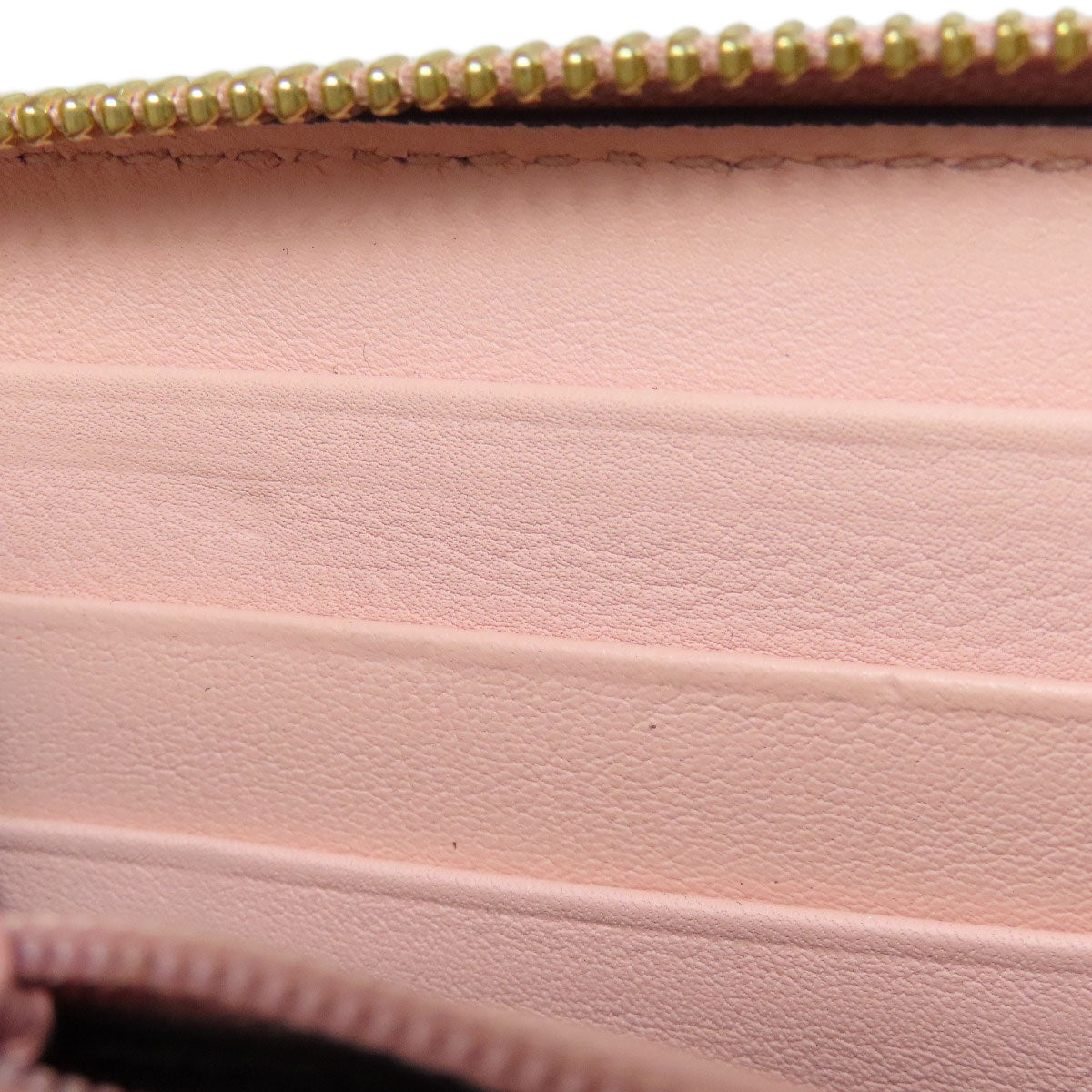 GUCCI Long Wallet Purse 453158 leather pink logo