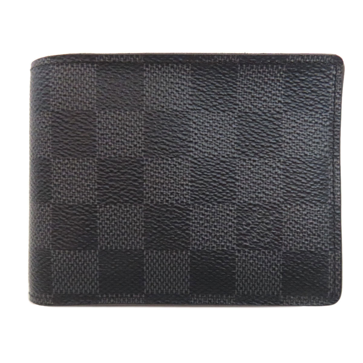 LOUIS VUITTON Bifold Wallet N62663 Damier canvas black Portefeuille