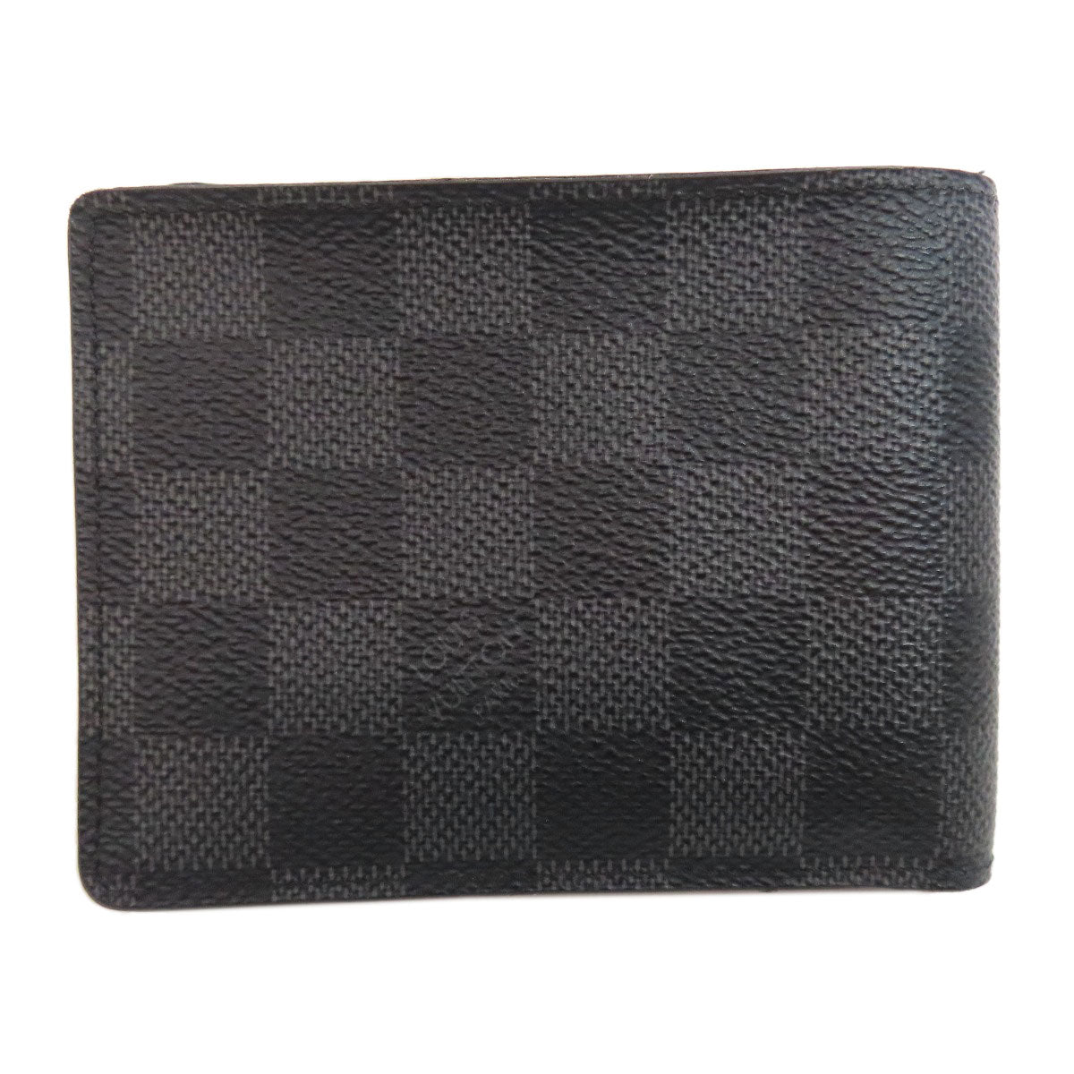 LOUIS VUITTON Bifold Wallet N62663 Damier canvas black Portefeuille