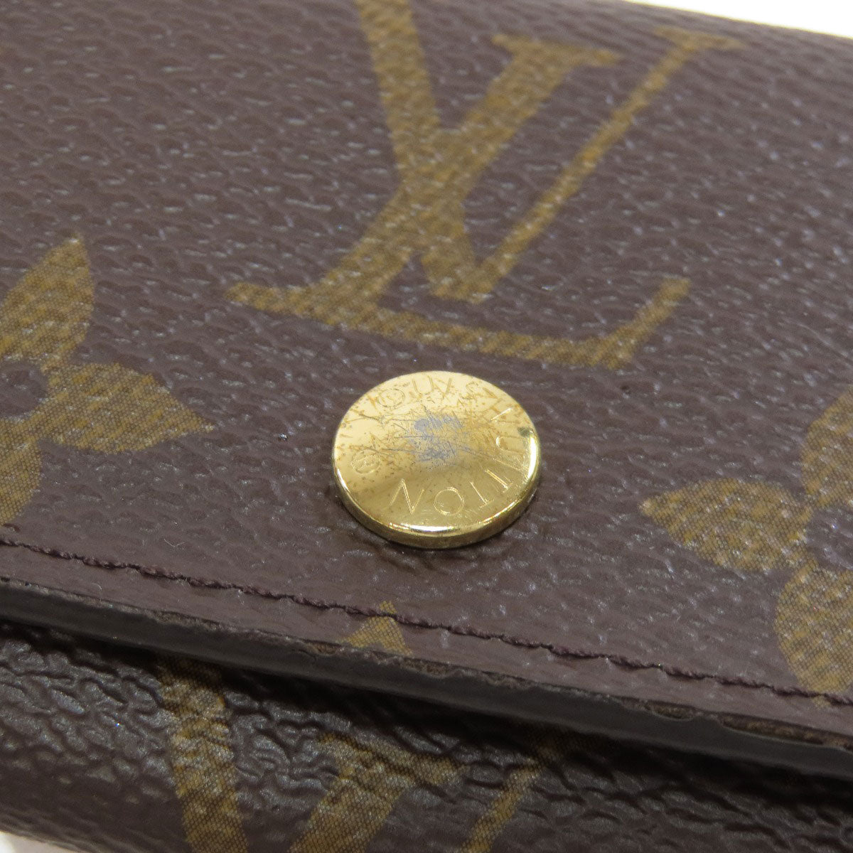 LOUIS VUITTON Key case Key holder M69517 Monogram canvas Brown Multicles4