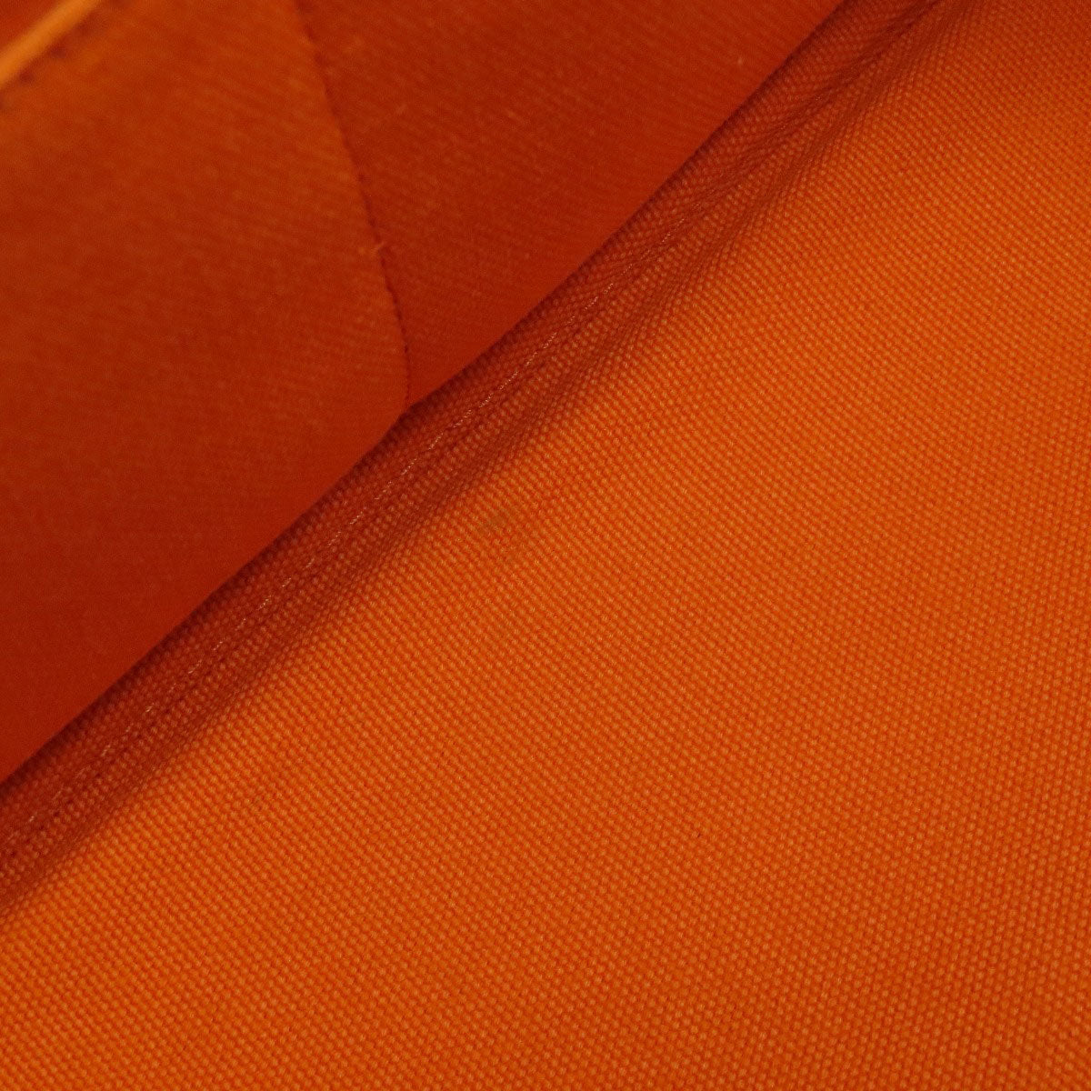 PRADA Handbag canvas Orange Canapa