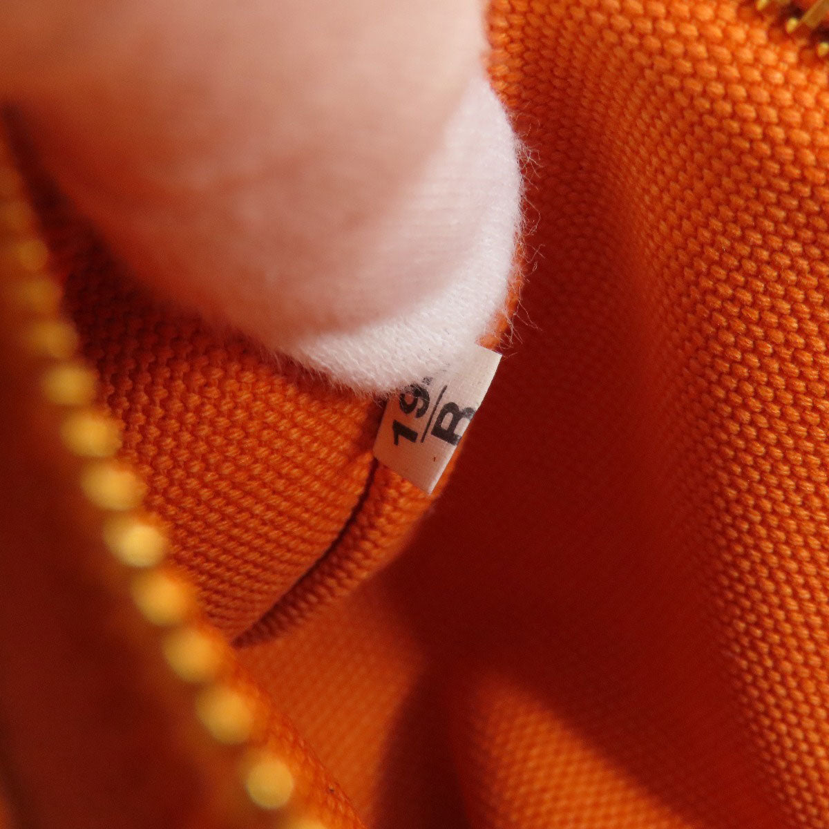 PRADA Handbag canvas Orange Canapa
