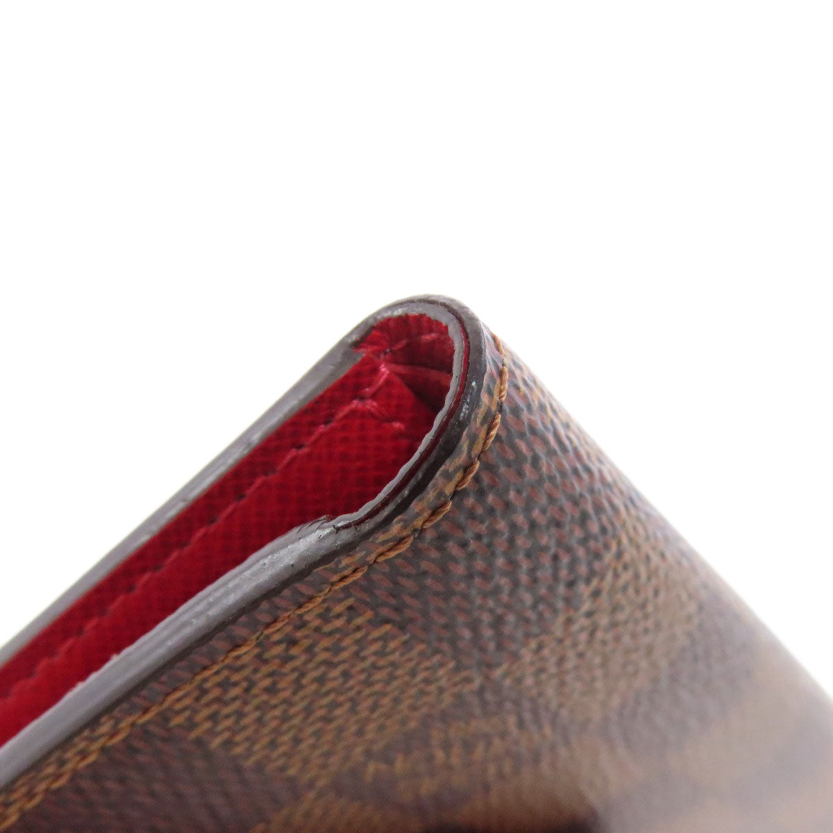 LOUIS VUITTON Bifold Wallet N41659 Damier canvas Brown Portefeuille Victorine