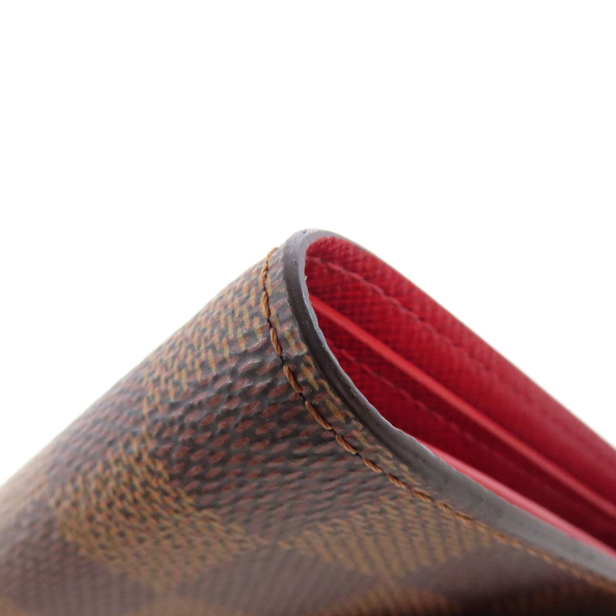 LOUIS VUITTON Bifold Wallet N41659 Damier canvas Brown Portefeuille Victorine