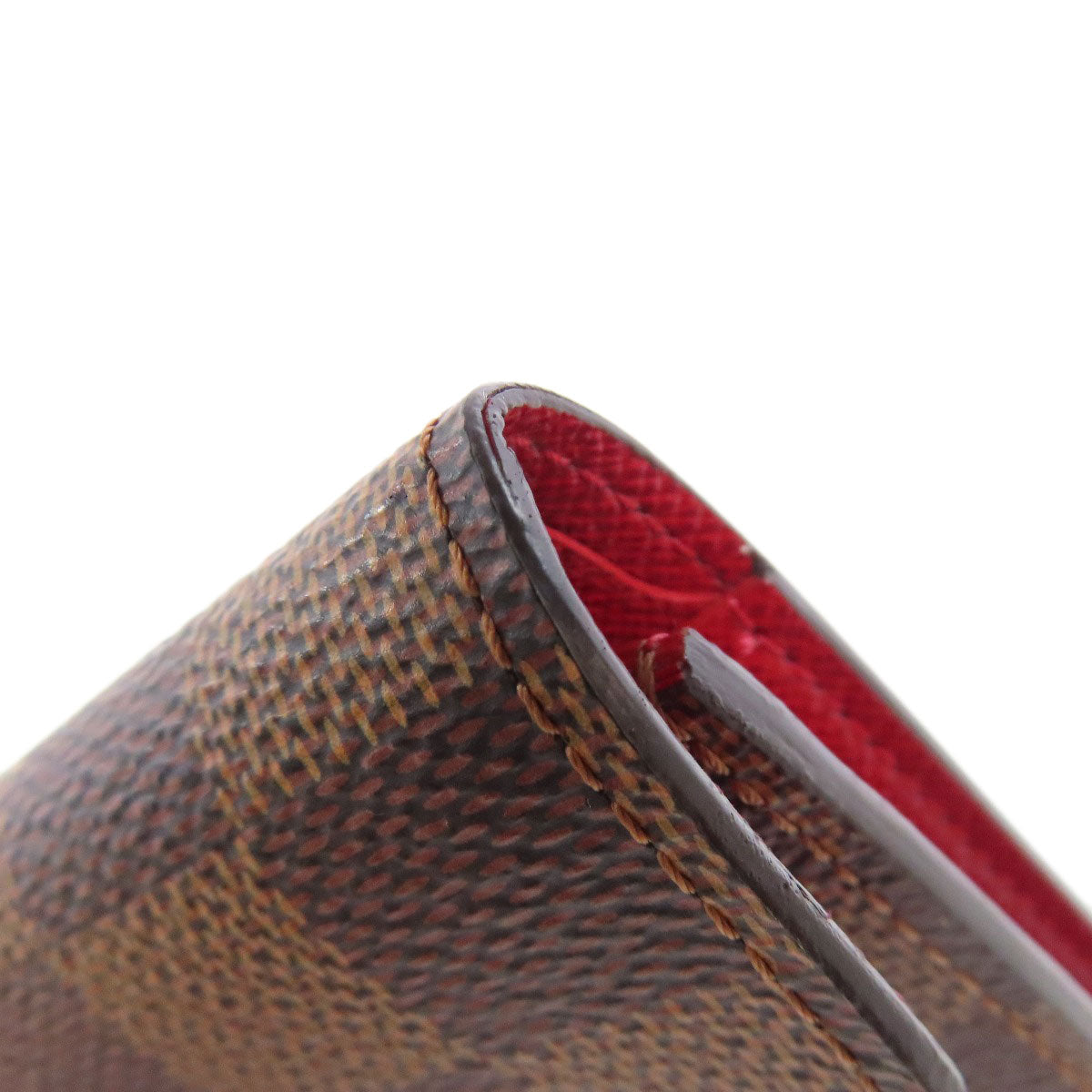 LOUIS VUITTON Bifold Wallet N41659 Damier canvas Brown Portefeuille Victorine